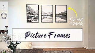 DIY Floating Frames | Framing Poster Prints