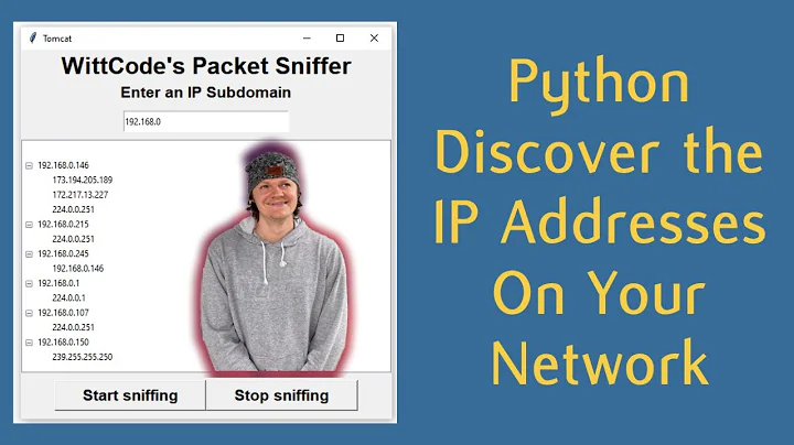 Python, Scapy, and Tkinter - Discover IP Addresses on Your Network & Who They're Communicating With