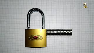 Super strong magnet opens the lock easily