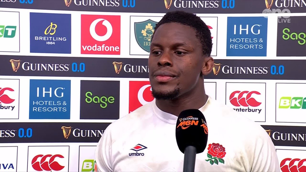 Maro Itoje after defeat in Dublin