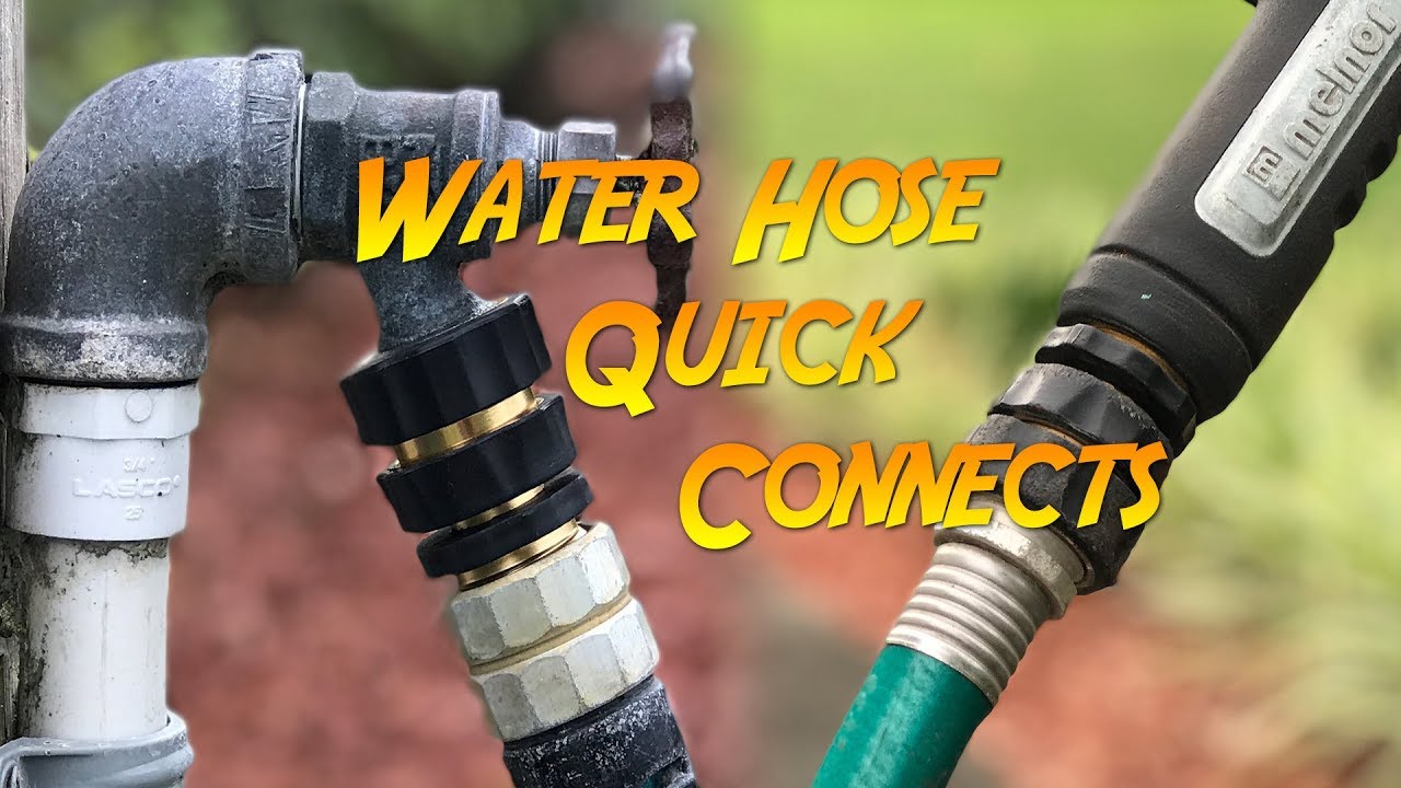 Water Hose Quick Connects (The episode where I invent the word "unkrink