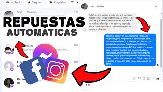Programar Respuesta y Mensajes Automático en Facebook e Instagram screenshot 2