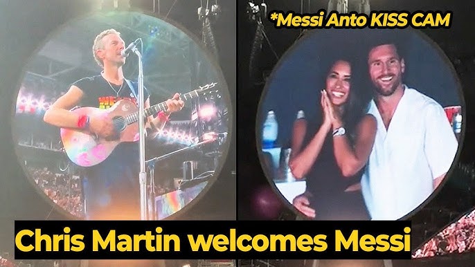 Chris Martin sings special song for Messi & Antonela at Coldplay’s concert  at Hard Rock Stadium