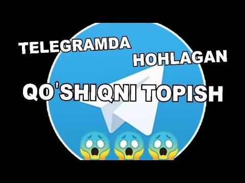 #TELEGRAM #VIDEO #QOSHIQ Telegramda videodagi qo'shiqni  topish #SHOK