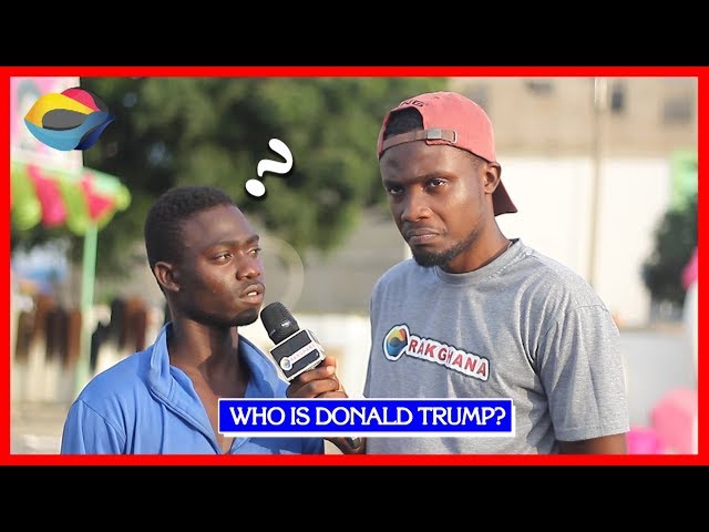 Who is DONALD TRUMP? | Street Quiz | Funny Videos | Funny African Videos | African Comedy