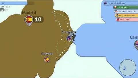 Paper IO World Conflict Gameplay