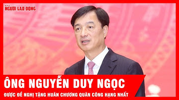 Bí thư Hà Nội Nguyễn Duy Ngọc được đề nghị tặng Huân chương Quân công hạng nhất | Tin tức
