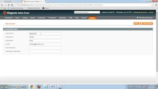 How to change Username and Password in Magento
