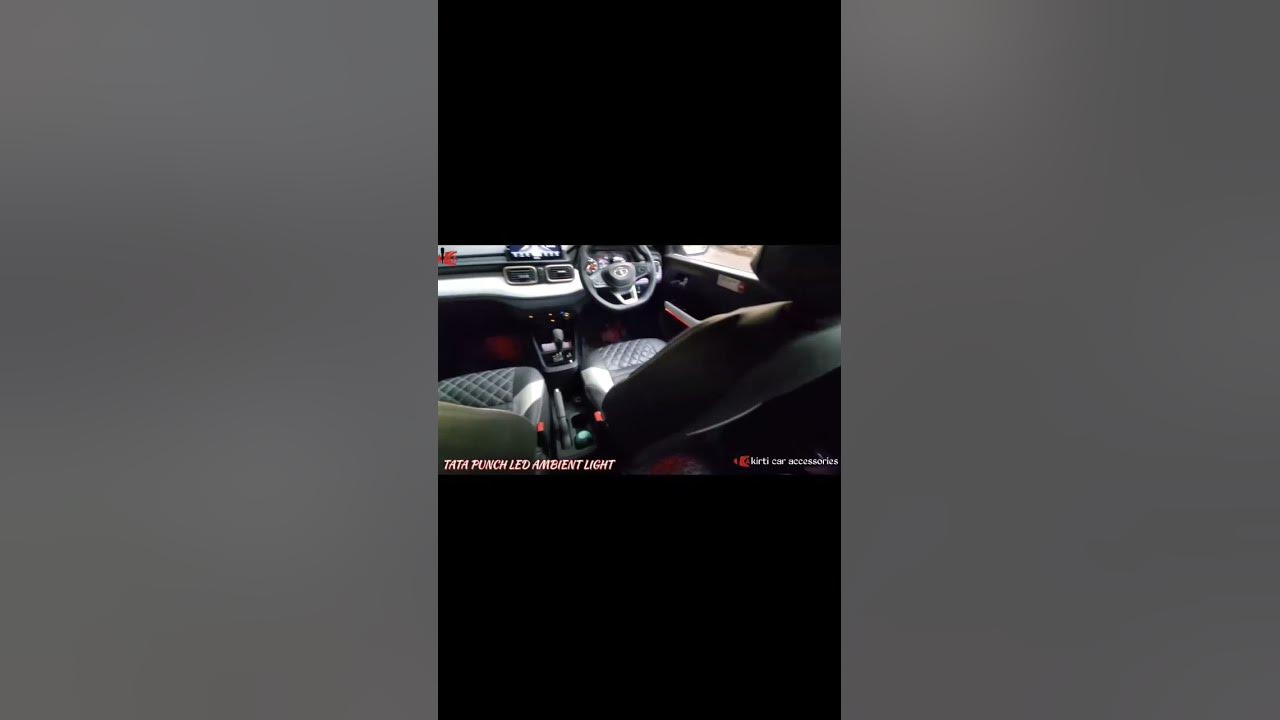 TATA PUNCH 👊 LED AMBIENT LIGHT ⏳🔝 YouTube