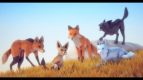Poly Art: Fox - Unity