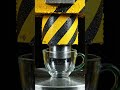 🤯😱 Hydraulic Press Destroys Glass Objects in Seconds! #shortvideo