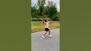 Angle of release a bit too high #Javelin #Throw #throwing #track #trackandfield #olympics