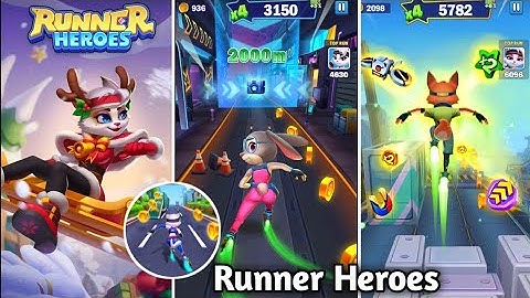 Runner Heroes - Gameplay Walkthrough Part 1 - Cat Runner Subway Hero | Runner Heroes Game
