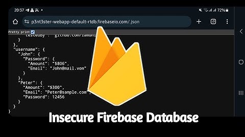 Insecure Firebase Databse | BugBounty Poc Worth $200