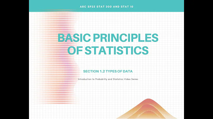 Section 1.2 Types of Data