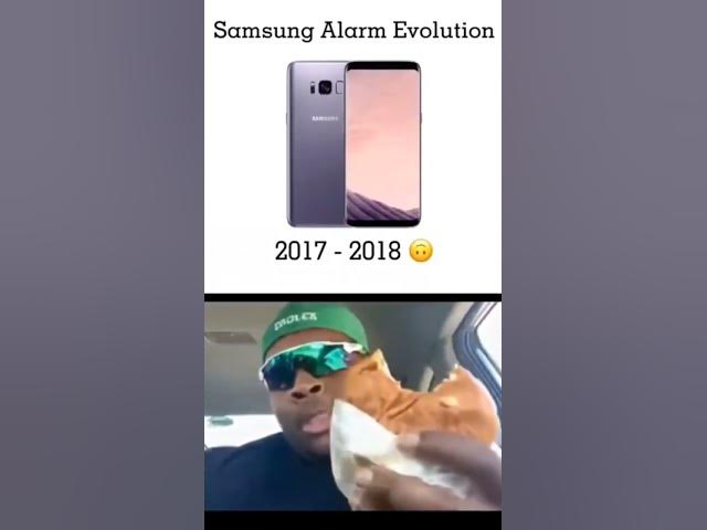 Samsung Alarm Evolution Meme