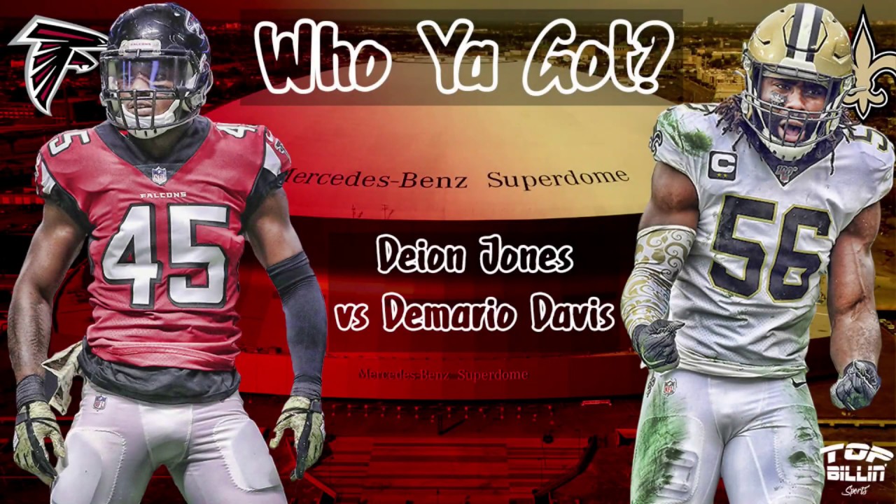EPIC: Falcons' Deion Jones vs. Saints' Demario Davis!
