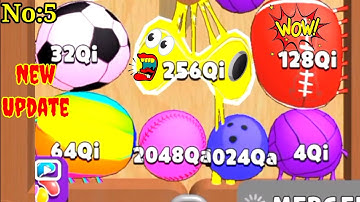 Blob Merge 3D | Unlock big blob (256Qi...........64Sx ) 2048 ball in blob merge 3d new update #4