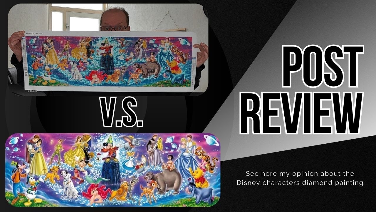 Post review Disney characters diamond painting / What do i think about it?