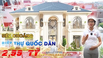 2,99 TỶ LÀ ĐỦ KHIẾN CẢ LÀNG PHẢI NGƯỠNG MỘ VỚI MẪU BIỆT THỰ QUỐC DÂN 2 TẦNG MÁI NHẬT |HẢI ĐĂNG GROUP