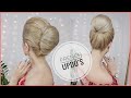 EASY FRENCH ROLL UPDO HAIRSTYLES ❤️ French bun Hairstyles for short, medium & long Hair