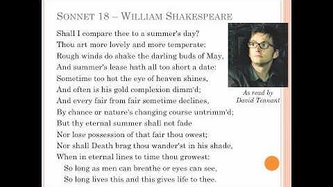 Identifying Rhyme Scheme in Shakespearean Sonnets