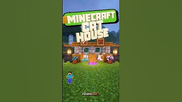 MINECRAFT EASY TUTORIAL! 🤯 HOW TO MAKE A CAT HOUSE  #minecraftshorts
