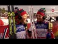 Falun 2015: Interview with Maiken Caspersen Falla og Ingvild Flugstad Østberg after team sprint