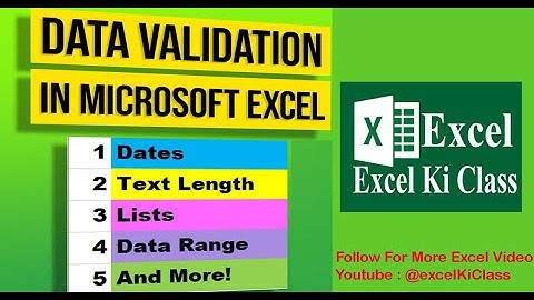 Data Validation in Ms Excel #excel  #exceltutorial #exceltips #exceltricks #excelfunctions