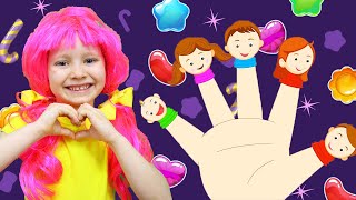 Finger family | Candy Song | Nursery Rhymes | Miss Mila Kids Funny Songs