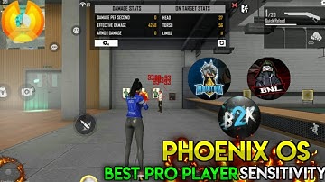 PHOENIX OS NEW PRO PLAYER SECRET ONETAP SENSITIVITY 💻