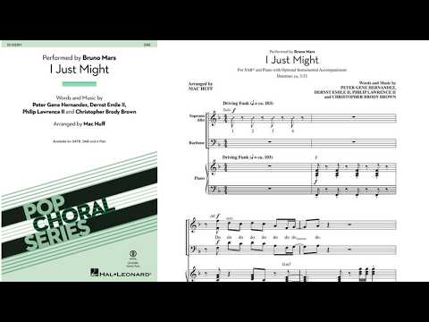 I Just Might | Bruno Mars | SAB Choir | Arr. Mac Huff