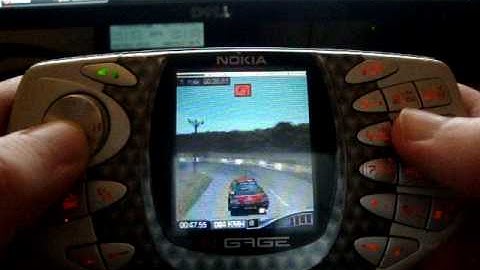 Nokia N-Gage Classic/Original (Taco) Colin McRae Rally 2005 Gameplay
