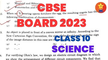 ANSWER KEY CBSE BOARD  2023 SCIENCE SET -1|| SOLUTION OF BOARD PAPER || SCIENCE || CBSE #board2023