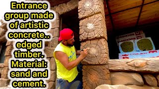 видео: Мастер класс . 🙌 Entrance group made of artistic concrete.. edged timber. Material: sand and cement. картинка: Мастер класс . 🙌 Entrance group made of artistic concrete.. edged timber. Material: sand and cement.