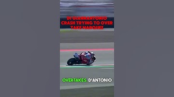 Thumbnail of Moto GP: Di Giannantonio crashes trying to overtake Marc Marquez