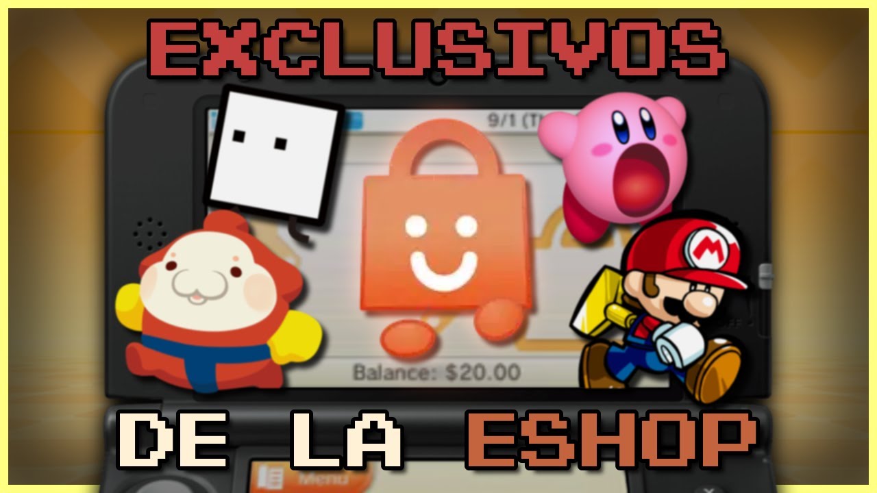 Los EXTRAÑOS juegos de la Eshop de 3DS...