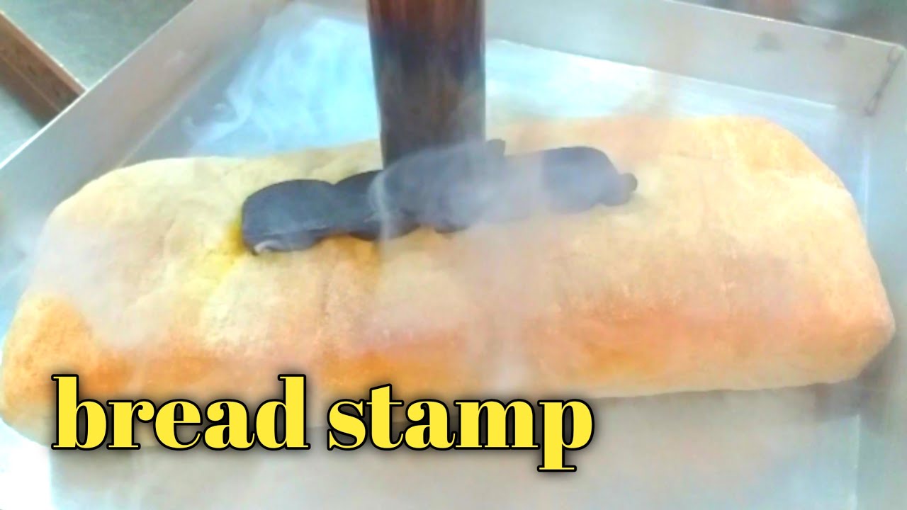 Bread stamp, how to put stamp on bread, stamp