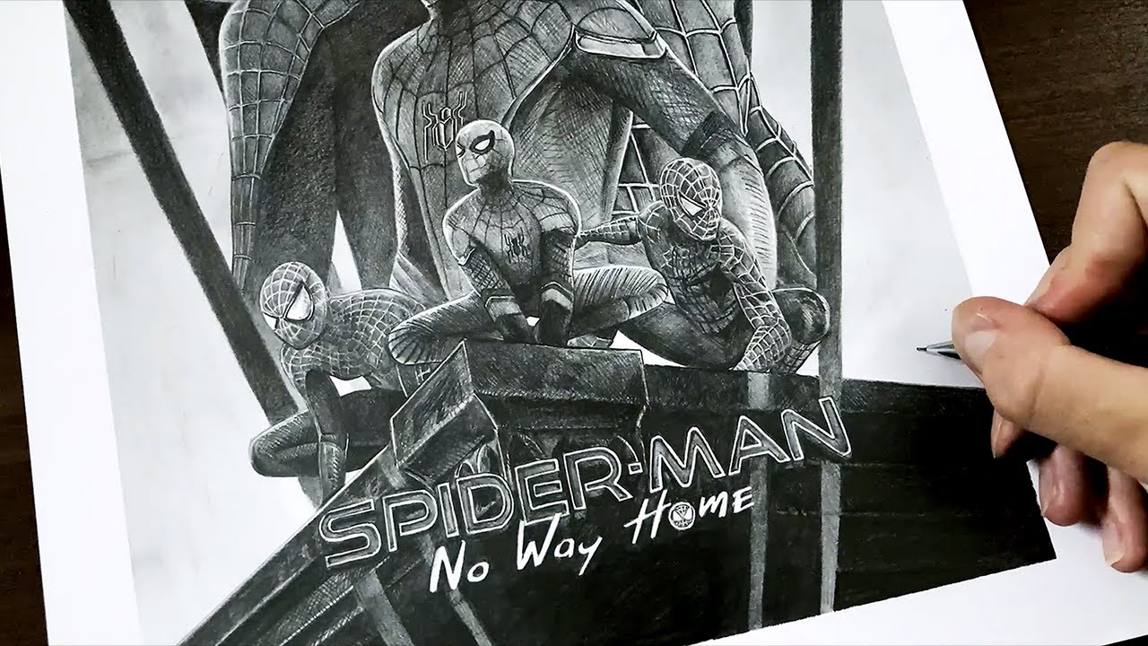 Spider-Man : No Way Home / Speed Drawing - YouTube