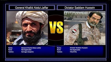 C&C General Zero Hour Reborn Mod General Khallid Abdul-Jaffar VS Dictator Saddam Hussein #11