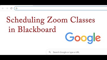 Creating Zoom Meetings via Blackboard