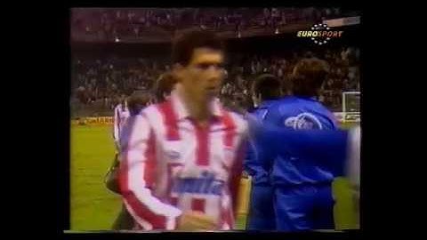 1989/90.- Atlético Madrid 2 Vs. RC Celta de Vigo 1 (Liga - Jª 16)