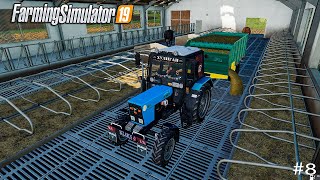 Построили коровник уход за коровами #8 Farming Simulator 2019 / FS 19