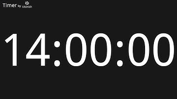 14 Hour Countup Timer