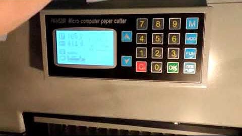 FN-H720R Hydraulic microcomputer guillotine
