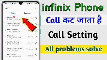 Infinix Phone Call Automatic Cut Problem Solve, Infinix Call Cut Ho Raha Thik Kare 2024