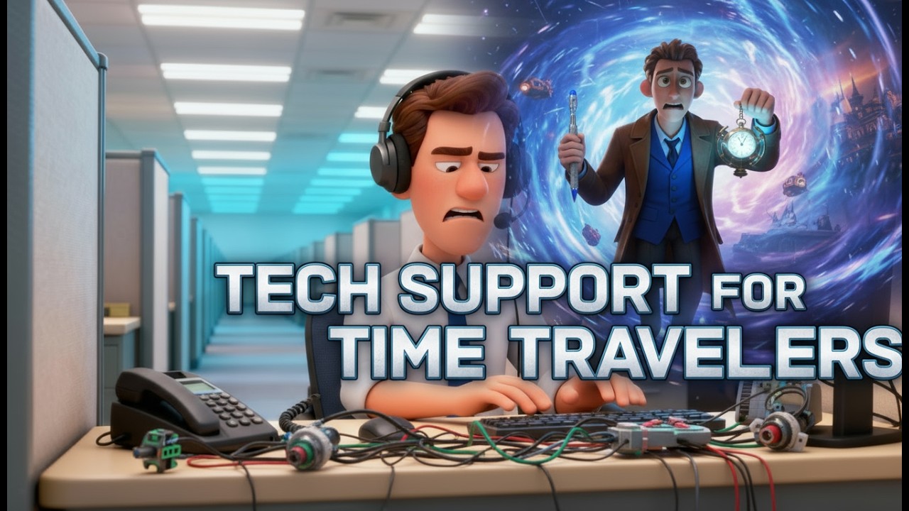 Техническая поддержка для путешественников во времени | 3D-анимированный научно-фантастический ко...