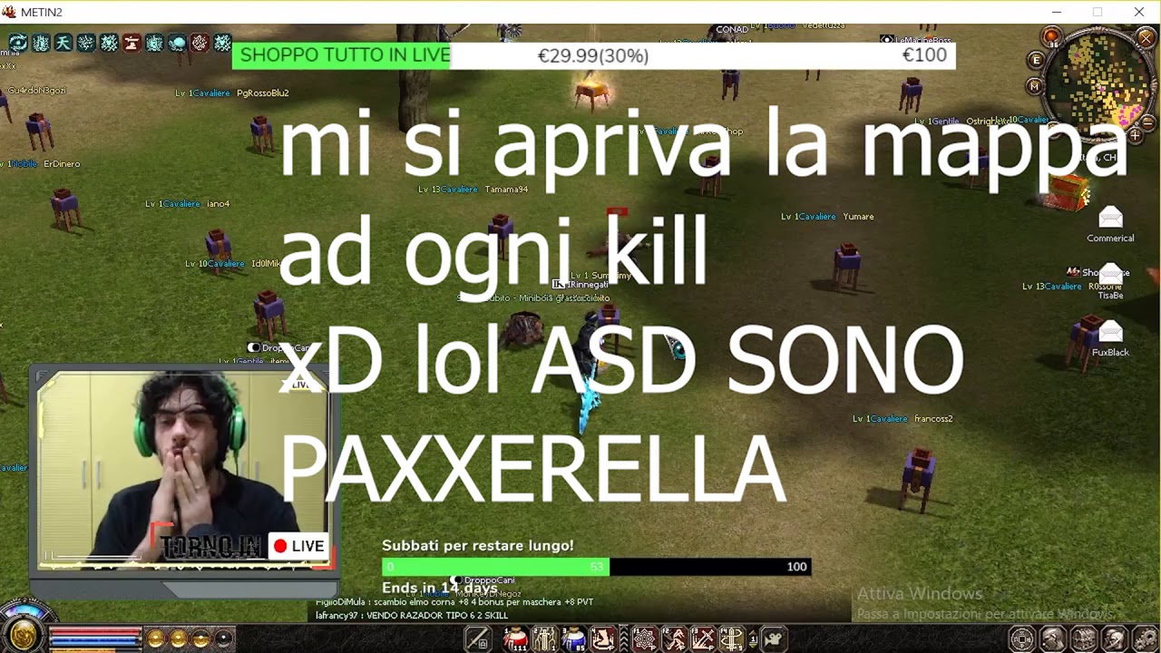 MT2 ITA ONLY PVP! WAR LVL 79 SEMI-FINAL PVP / SHOP / TRUCCHI