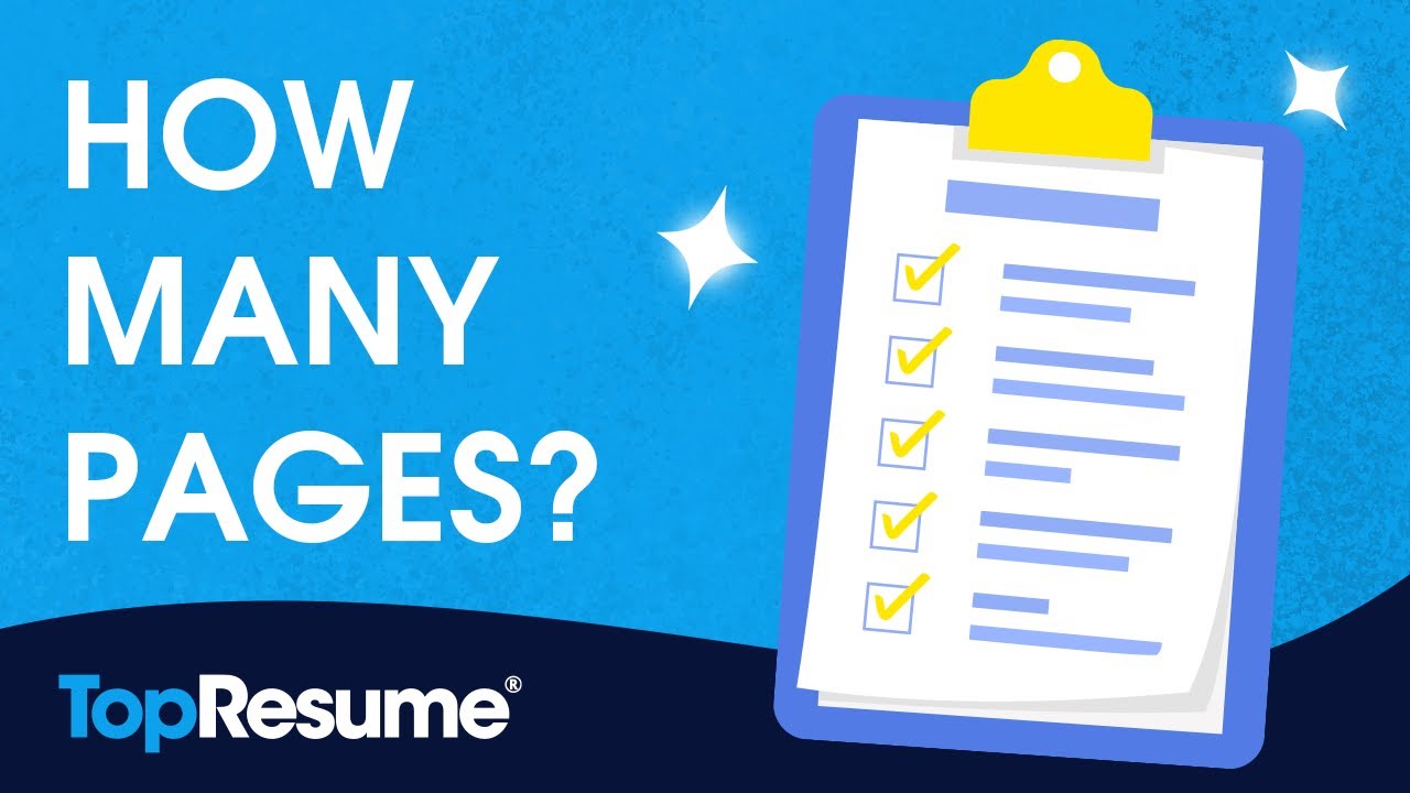 How Many Pages Should Be In A Resume?