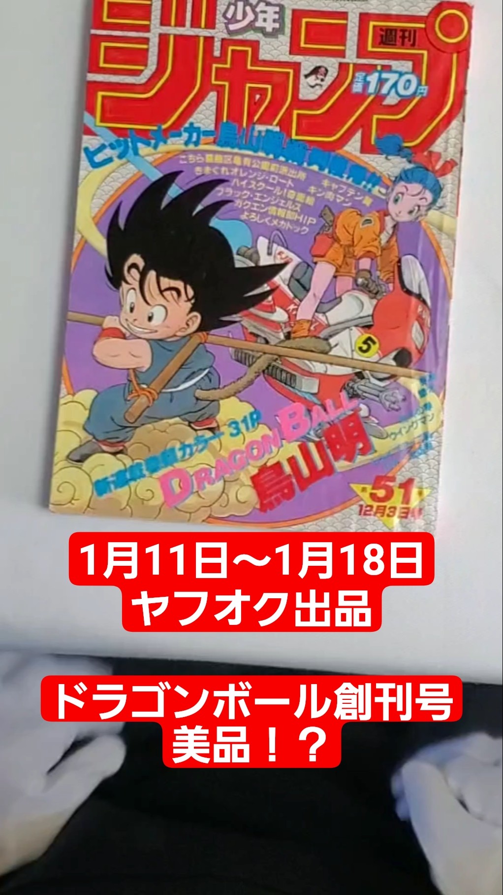 Weekly Shonen Jump, released in 1984, Dragon Ball new series